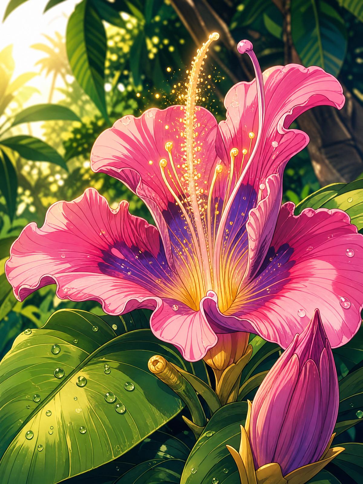 抖阴【抖阴植物视频】热带雨林珍稀兰花完整开花视频教程